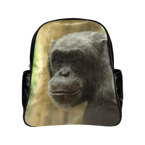 grinning chimp Multi-Pockets Backpack (Model 1636)