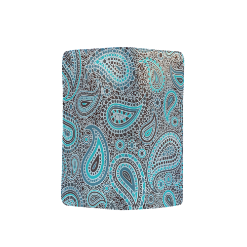 blue paisley mosaic design Men's Clutch Purse （Model 1638）