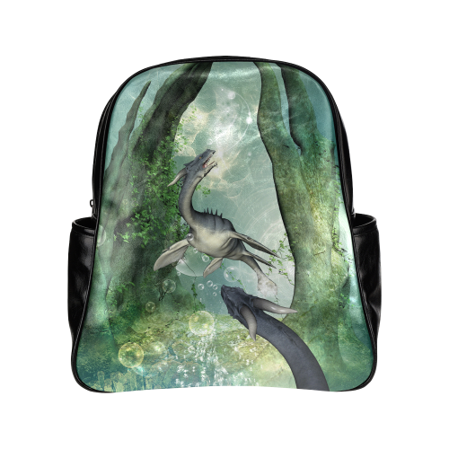 Awesome seadragon Multi-Pockets Backpack (Model 1636)