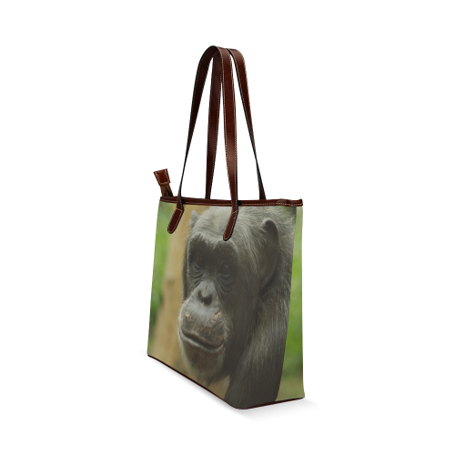grinning chimp Shoulder Tote Bag (Model 1646)