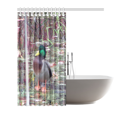 Mallard Drake Shower Curtain 66"x72"