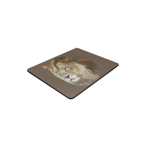 A magnificent painting Lion portrait Rectangle Mousepad