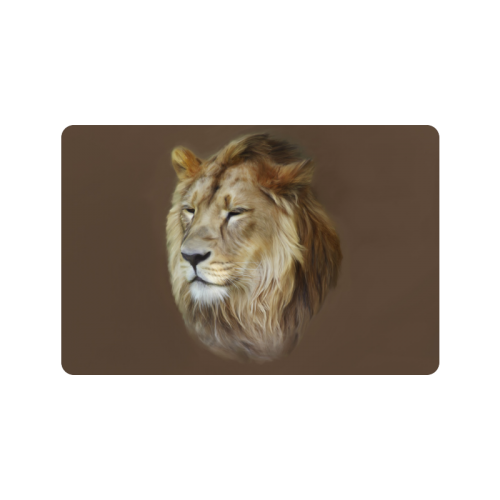 A magnificent painting Lion portrait