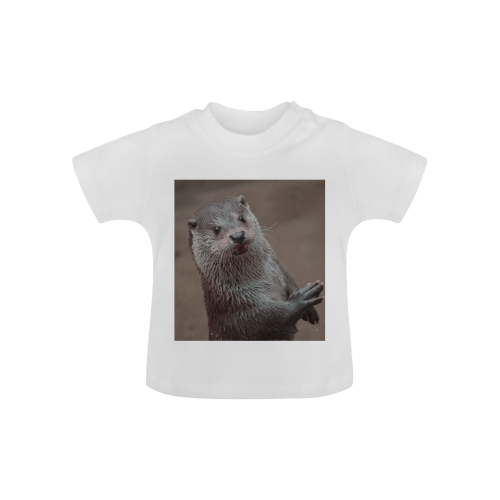 sweet young otter Baby Classic T-Shirt (Model T30)