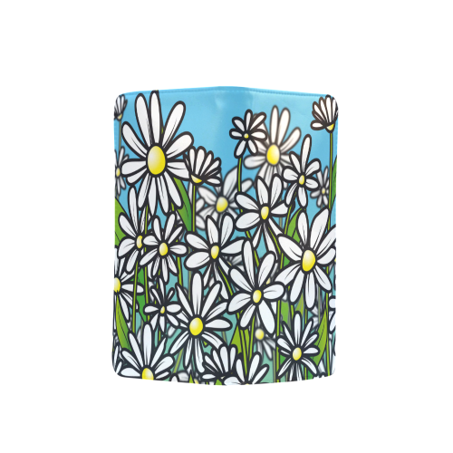 white daisy field flowers Men's Clutch Purse （Model 1638）