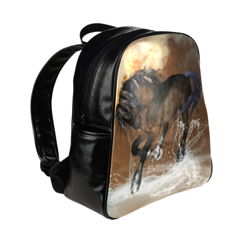 wonderful horse Multi-Pockets Backpack (Model 1636)