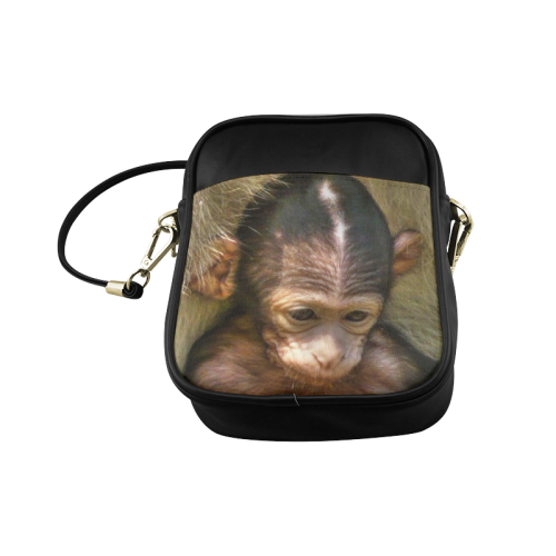 sweet baby monkey Sling Bag (Model 1627)