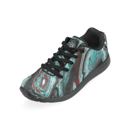 Awesome fractal marbled 05 Men’s Running Shoes (Model 020)