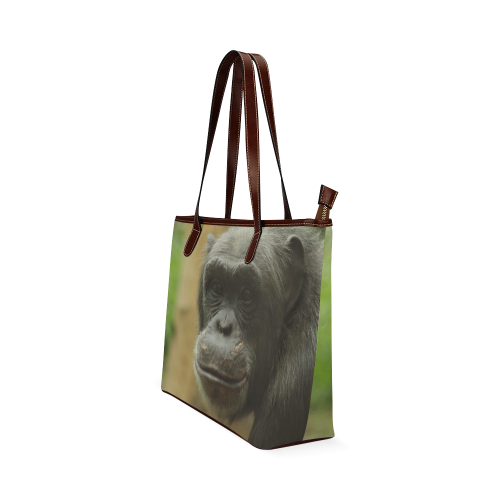 grinning chimp Shoulder Tote Bag (Model 1646)