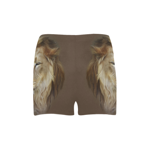 A magnificent painting Lion portrait Briseis Skinny Shorts (Model L04)