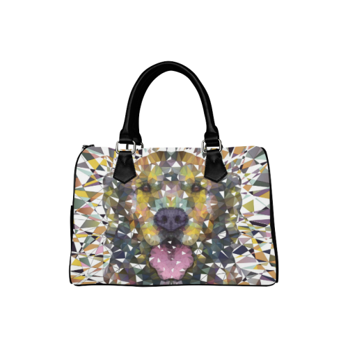 rainbow dog Boston Handbag (Model 1621)