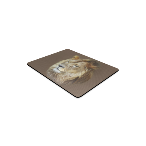 A magnificent painting Lion portrait Rectangle Mousepad