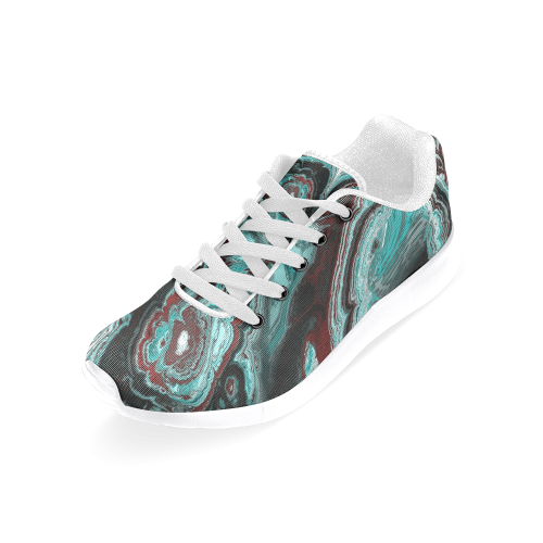 Awesome fractal marbled 05 Men’s Running Shoes (Model 020)