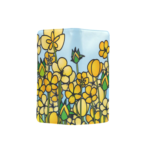 buttercup flower field yellow floral arrangement Men's Clutch Purse （Model 1638）