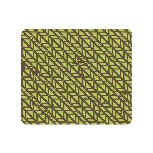 green geometric pattern Men's Clutch Purse （Model 1638）