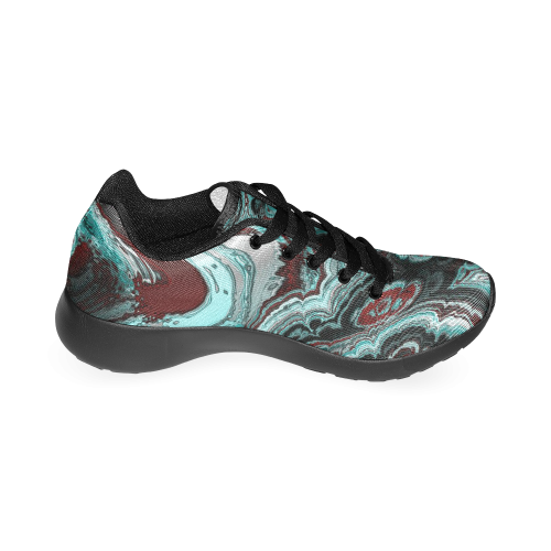 Awesome fractal marbled 05 Men’s Running Shoes (Model 020)