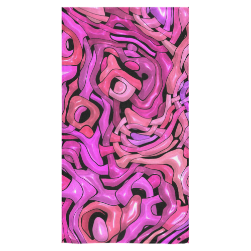 intricate emotions,hot pink Bath Towel 30"x56"