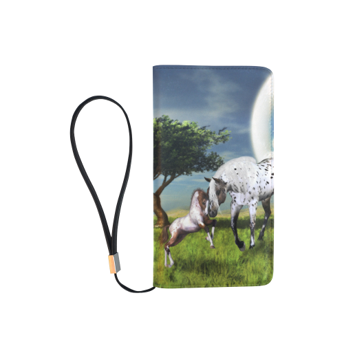 Horses Love Forever Men's Clutch Purse （Model 1638）