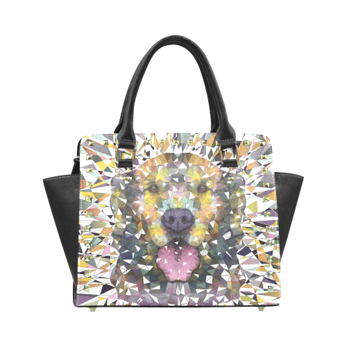 rainbow dog Rivet Shoulder Handbag (Model 1645)