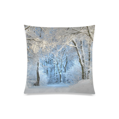 another winter wonderland Custom Zippered Pillow Case 20"x20"(Twin Sides)