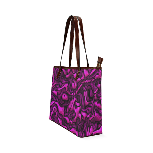 tangled pink Shoulder Tote Bag (Model 1646)