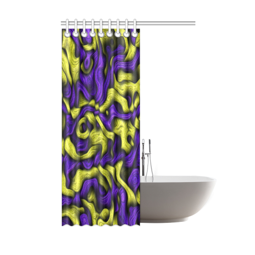 tangled blue Shower Curtain 48"x72"