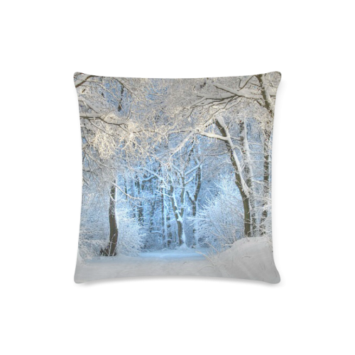 another winter wonderland Custom Zippered Pillow Case 16"x16"(Twin Sides)
