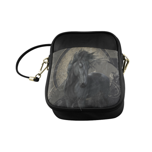 Gothic Friesian Horse Sling Bag (Model 1627)