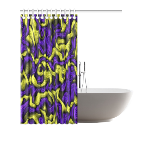 tangled blue Shower Curtain 72"x72"