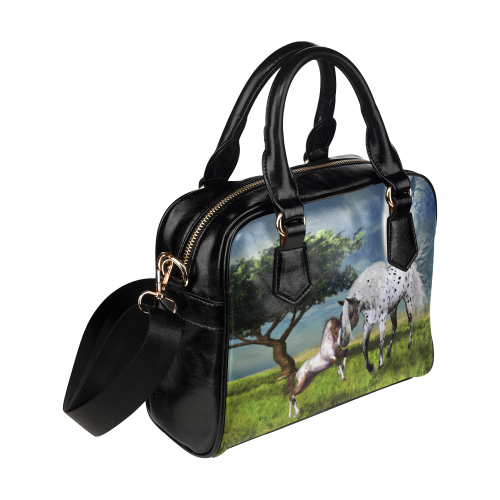 Horses Love Forever Shoulder Handbag (Model 1634)