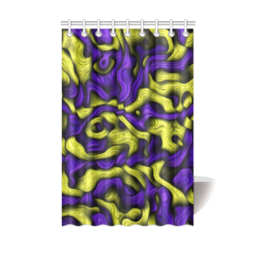 tangled blue Shower Curtain 48"x72"