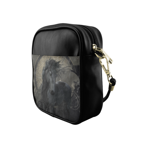 Gothic Friesian Horse Sling Bag (Model 1627)