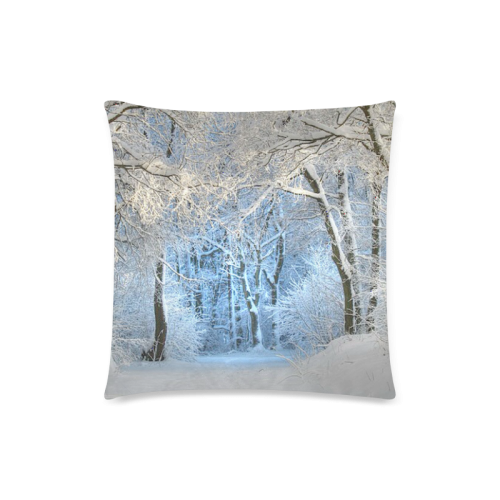 another winter wonderland Custom Zippered Pillow Case 18"x18"(Twin Sides)