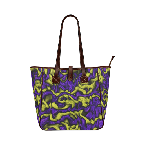 tangled blue Classic Tote Bag (Model 1644)