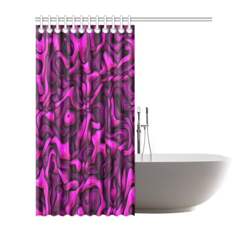 tangled pink Shower Curtain 66"x72"