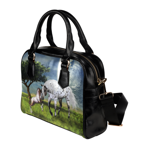 Horses Love Forever Shoulder Handbag (Model 1634)