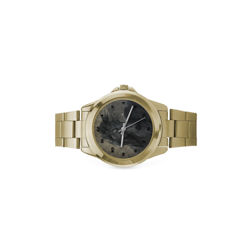 Gothic Friesian Horse Custom Gilt Watch(Model 101)