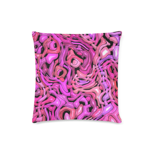 intricate emotions,hot pink Custom Zippered Pillow Case 16"x16"(Twin Sides)