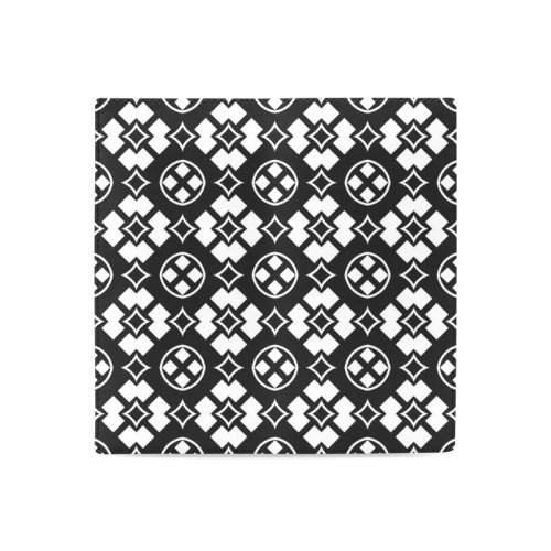 black and white Pattern 3416 Women's Leather Wallet (Model 1611)