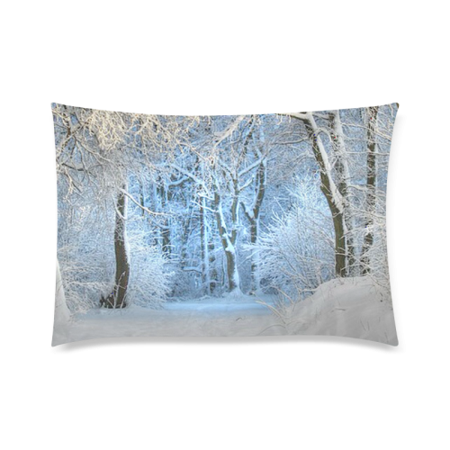 another winter wonderland Custom Zippered Pillow Case 20"x30" (one side)