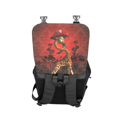 Funny giraffe Casual Shoulders Backpack (Model 1623)