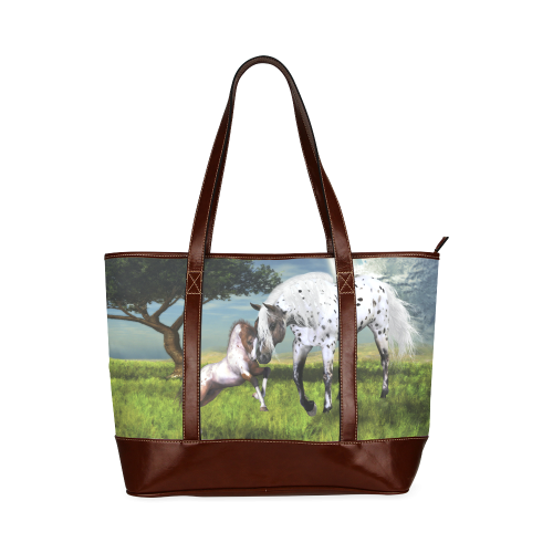 Horses Love Forever Tote Handbag (Model 1642)