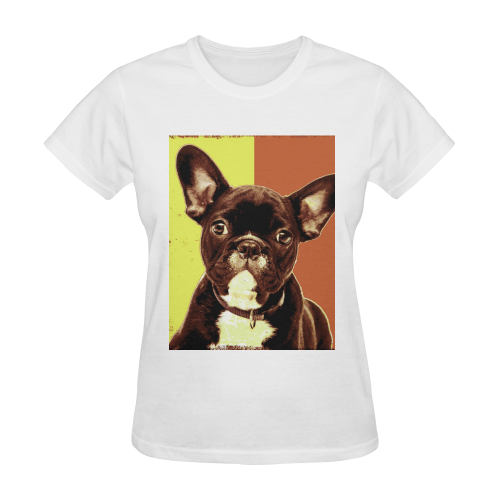 FRENCH BULLDOG Sunny Women's T-shirt (Model T05)