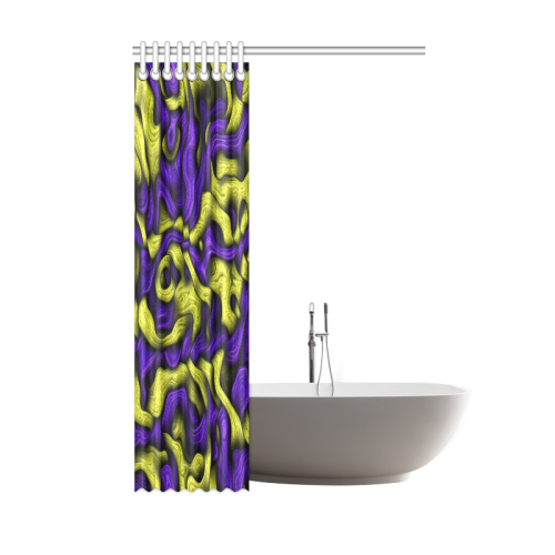 tangled blue Shower Curtain 48"x72"
