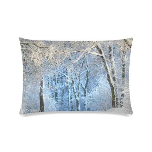another winter wonderland Custom Zippered Pillow Case 16"x24"(Twin Sides)