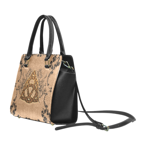 Celtic sign Rivet Shoulder Handbag (Model 1645)