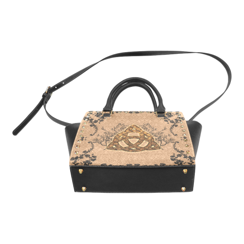 Celtic sign Rivet Shoulder Handbag (Model 1645)