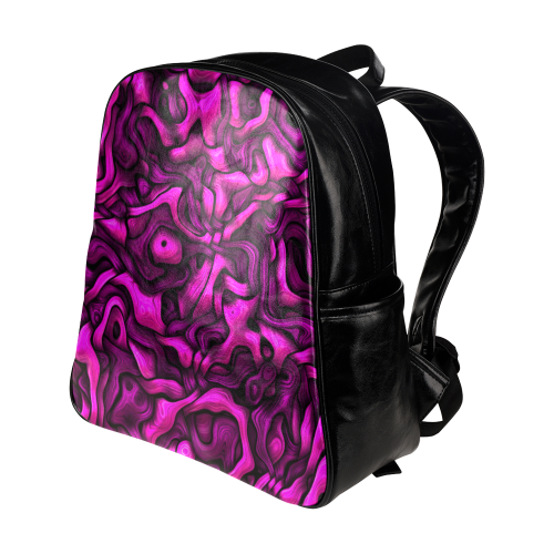 tangled pink Multi-Pockets Backpack (Model 1636)