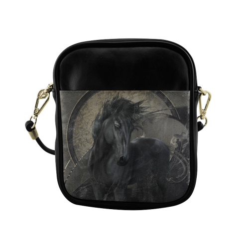 Gothic Friesian Horse Sling Bag (Model 1627)