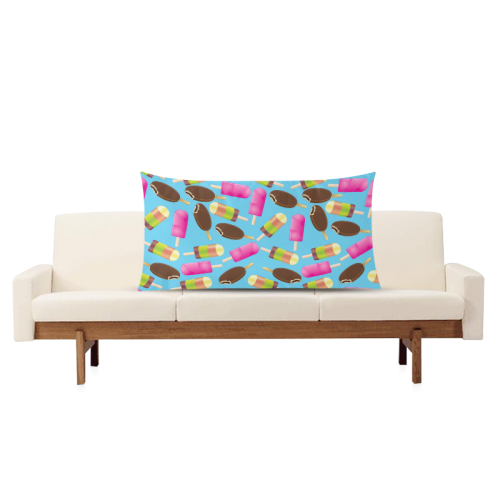 icecream Rectangle Pillow Case 20"x36"(Twin Sides)